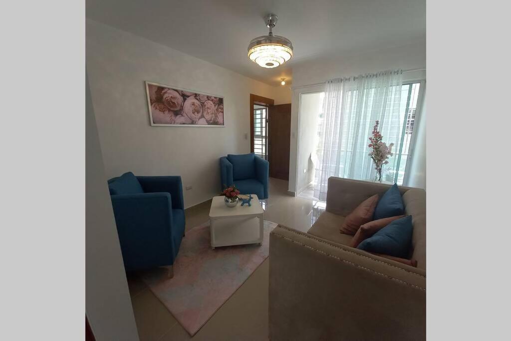Confortable Apartamento De 3 Tres Habitaciones, Con Hermosa Vista De Area Verde, Ademas De Piscinas Y Juegos Infantiles En Area Recreativa Santiago De Los Caballeros Exteriör bild